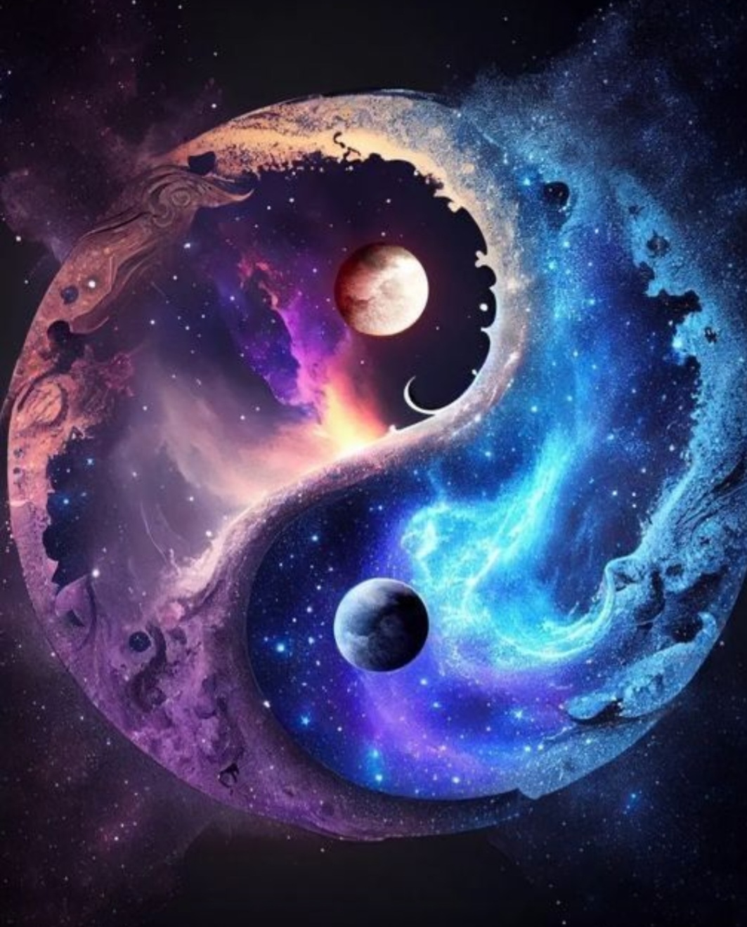 Illustration yin yang, représentant l’harmonie énergétique du corps.